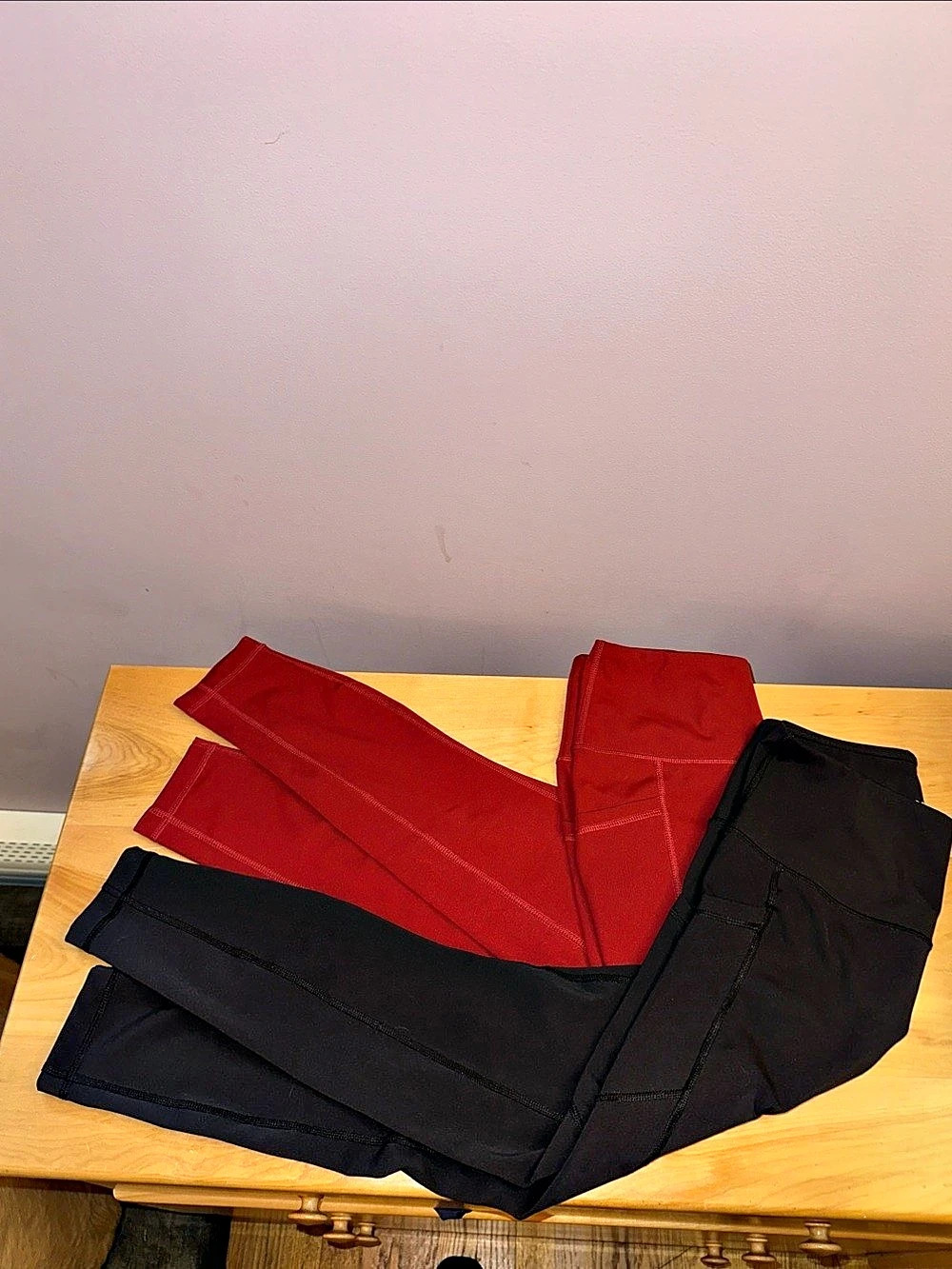 Red & Black Leggings